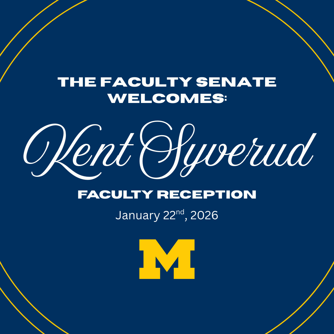 The Faculty Senate Welcomes Kent Syverud, Faculty Reception.