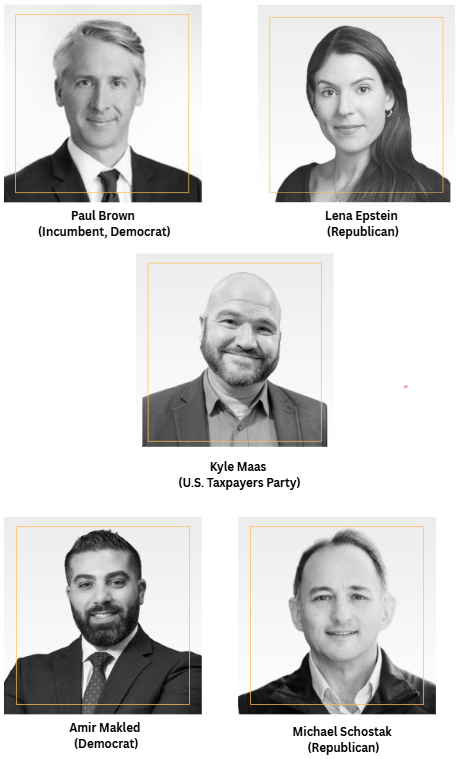 Headshots of Regent Candidates